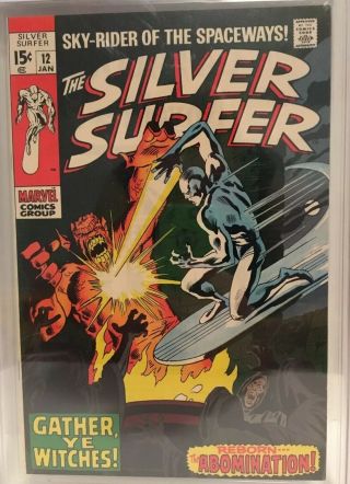 MARVEL Comics THE SILVER SURFER 12 Reborn The ABOMINATION CGC Graded 8.  5 2