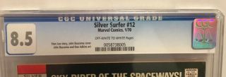 MARVEL Comics THE SILVER SURFER 12 Reborn The ABOMINATION CGC Graded 8.  5 5