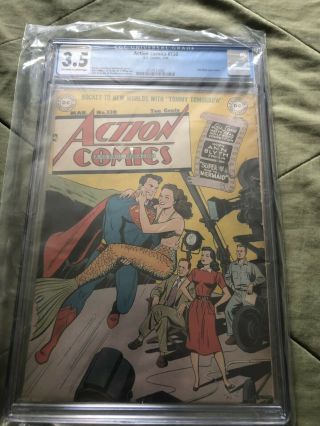 Action Comics 130 Cgc 3.  5 Superman Ann Blyth Appearance Golden Age