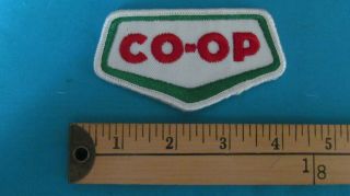Vintage 80s Coop Co - Op Farming Seed & Feed Farmer Agriculture Patch Crest Emblem