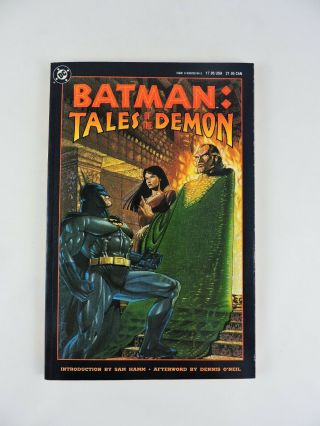 Batman Tales Of The Demon Tpb Trade Paperback 1st Printing 1991 Dc Comics Soft C