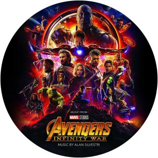 Avengers: Infinity War Music From The Movie Marvel Vinyl Picture Dis Lp