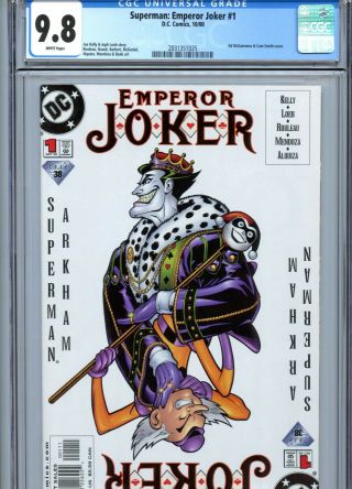 Superman Emperor Joker 1 Cgc 9.  8 White Pages Dc Comics 2000