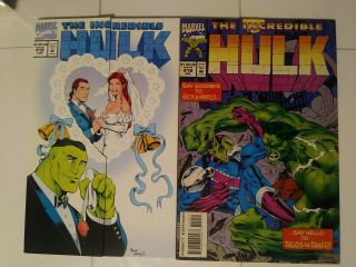The Incredible Hulk 418,  419,  First Appearance Of Talos (jun 1994,  Marvel)