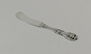 Reed & Barton Francis I First Sterling Silver Butter Spreader - 5 7/8 " - No Mono