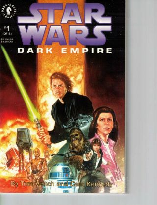 Complete Set Star Wars Dark Empire 1 - 6 Dark Horse Comics Limited Series 1991
