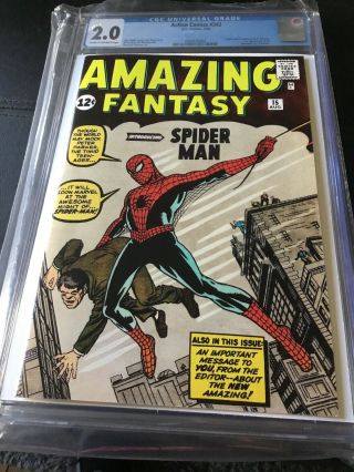 Fantasy 15 Custom Made Cover With 1st Spiderman Reprint Cover