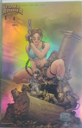 Tomb Raider 1 (holofoil Variant Cover By Andy Park) Nm Top Cow 1999
