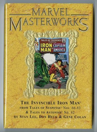 Marvel Masterworks 65 Nm/mt 9.  8 Hc Iron Man Vol.  3 Variant 2006 $54.  99 - C