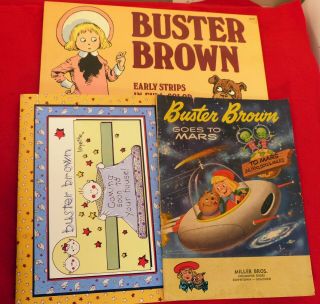Three Vintage Buster Brown Children 