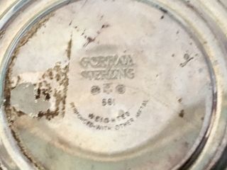 2 Vintage GORHAM Weighted Sterling Silver Candlesticks 661 5