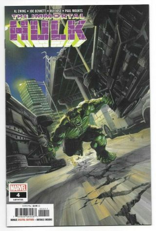 Marvel Comics The Immortal Hulk 4 First Printing