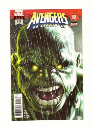 Avengers 684 2018 1st Apps Immortal Hulk Appearance Vf/nm