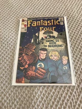 Fantastic Four 45 4.  0 Vg 1st Appearance Of Inhumans Marvel Comics Very Good