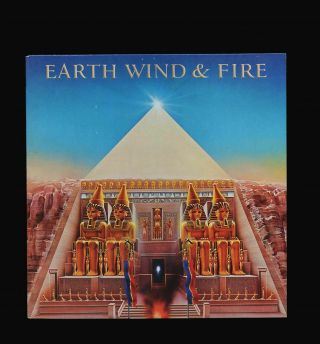 Vinyl Lp Earth Wind And Fire - All N All Columbia 1st Press W/ Huge Poster Nm
