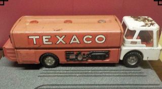 Vintage Texaco Tanker Large Die Cast Metal Toy Truck