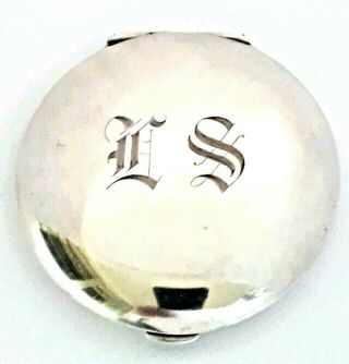 Vintage Art Deco R&g.  Co Sterling Silver Vanity Compact.