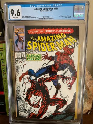 The Spider - Man 361 Cgc 9.  6 1st App Of Carnage 