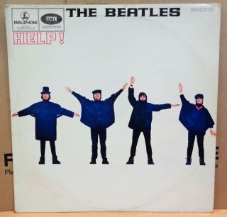 The Beatles Help Og Uk Mono Parlophone Lp Pmc 1255 Xex 549/50 - 2/2
