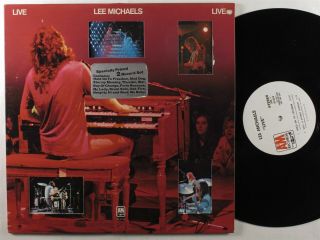 Lee Michaels Live A&m 2xlp Vg,  /vg,  Promo Die - Cut Cover