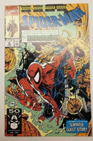 Signed Stan Lee Spiderman 6 1990 129 121 Hobgoblin 300 361 101