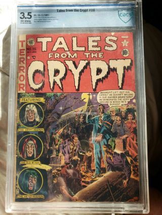 Tales From The Crypt 26 - Ec Comics - Cbcs Graded 3.  5 Ow/pages