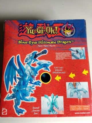 2002 Mattel Yu - Gi - Oh Blue Eyes Ultimate Dragon Action Figure Factory 4