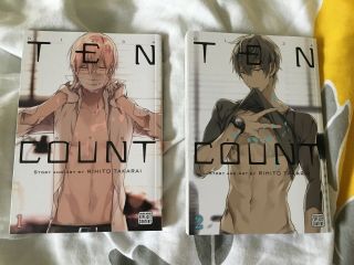 Ten Count Manga Volumes 1 & 2 Graphic Novel Yaoi Boy 