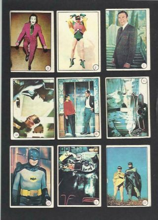 (41/55) Batman On Front A&bc Gum Cards Vintage 1966 Tv Film Star Superheroes
