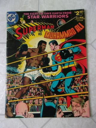 Superman Vs.  Muhammad Ali Treasury Edition Comic Dc 1978 Neal Adams Cassius Clay