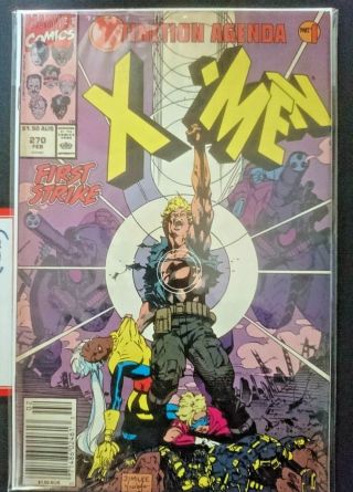 X Men 270 Rare Australian Price Variant Cover Marvel Comics