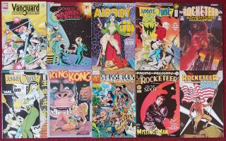 Dave Stevens Comic Covers Set Rocketeer King Kong Vanguard Illustrated 10 Comics