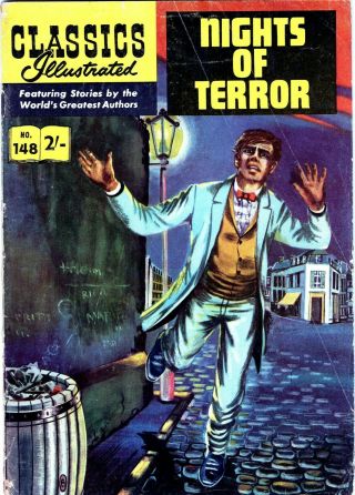 Classics Illustrated 148 - Nights Of Terror - Australian Edition - Scarce