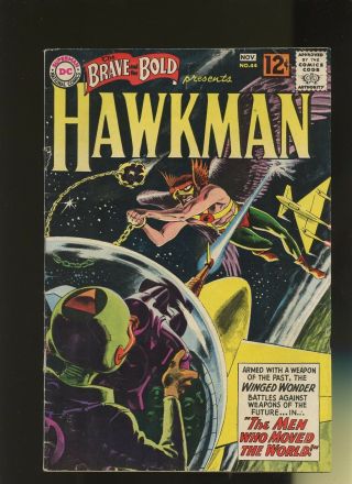 Brave And The Bold 44 Gd/vg 3.  0 1 Book Dc Comics 1962 Hawkman & Harkgirl