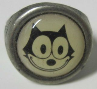 Felix The Cat Adjustable Metal Ring