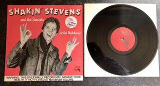 Shakin’ Stevens And The Sunsets Vinyl Lp At The Rockhouse Red Cover Red Label Ex
