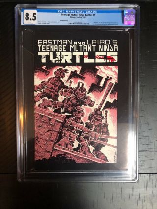 Teenage Mutant Ninja Turtles 1 - 3rd Printing Cgc 8.  5