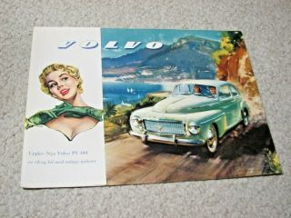 1957 Volvo Pv 444 Prestige Sales Brochure.  Rare