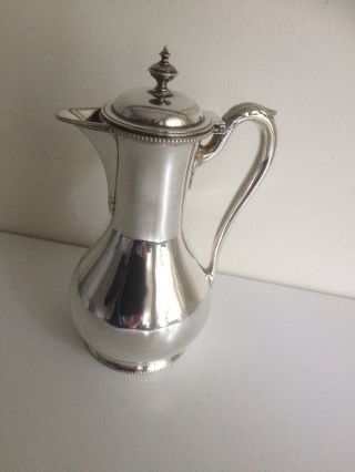 Antique Victorian Silver Plate Hot Water Jug
