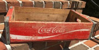1969 Coca Cola Baltimore,  Maryland Wooden Crate Soda Bottle Acme Box Co.