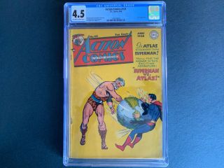 Action Comics 121 | Cgc 4.  5 | Ow/w Pages | Atlas Appearance | Dc 6/48