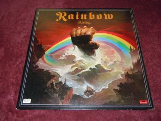 Ritchie Blackmore’s Rainbow Rising 1976 1st Press Us Polydor Ronnie James Dio