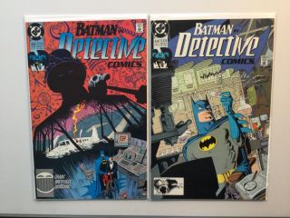 Dc 1989 Detective Comics 610 - 619 Complete Batman Catwoman Joker Cover Penguin