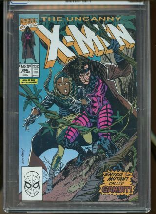Uncanny X - Men 266 Cgc Graded 9.  6 White Pages 1990 1st Full Gambit 0774975003