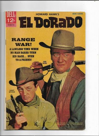 Dell El Dorado Comic Book John Wayne,  Robert Mitchum