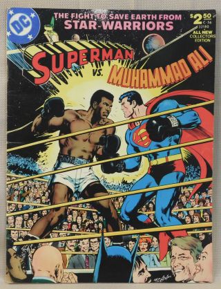 1978 Dc Collectors Edition Superman Vs.  Muhammad Ali Vol 7 C - 56 Giant Comic