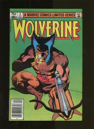 Wolverine (v.  1) 4 Fn,  6.  5 1 Book (1982 Marvel) Chris Claremont Frank Miller