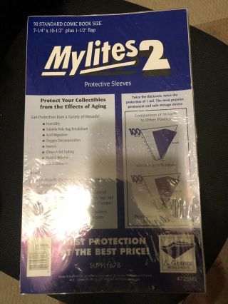 100 - E.  Gerber Mylites 2 Standard Mylar Bags - [2 Packs Of 50]