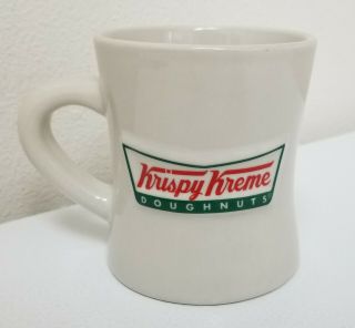 Krispy Kreme Doughnuts Coffee Mug Logo Heavy Large Diner Style