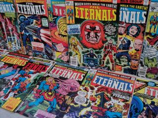Eternals 2 - 19 (miss.  3),  Annual 1 SET 2,  5 1976 - 1978 Marvel Comics (s 11419) 3